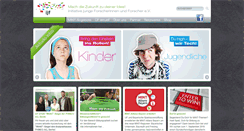 Desktop Screenshot of initiative-junge-forscher.de